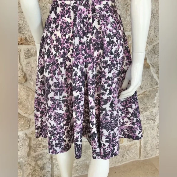 Gorgeous Vintage 1950s 50s Floral Bombshell Dress Full Skirt - Picture 15 of 16